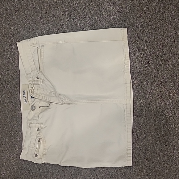 White jean skirt size 6 - Picture 1 of 5
